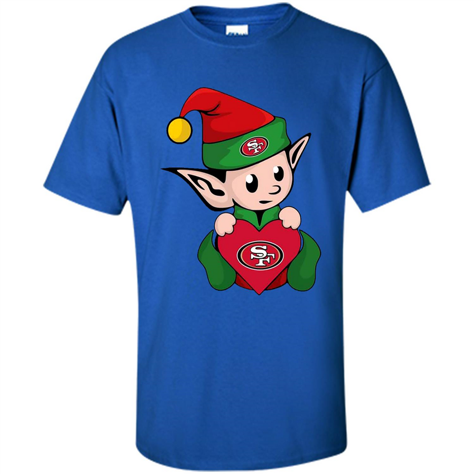 San Francisco 49ers ELF Elves Grinch Santa Claus