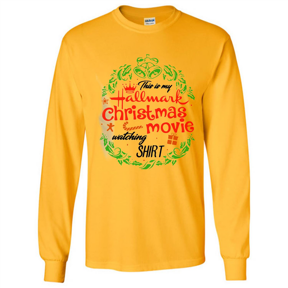 This is My Hallmark-Christmas Movies Watching Sporty T-Shirt - Long Sleeve T-Shirt