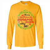 This is My Hallmark-Christmas Movies Watching Sporty T-Shirt - Long Sleeve T-Shirt
