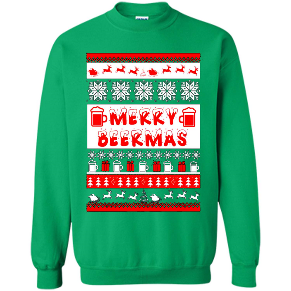 Merry Beermas Christmas sweater PINGPONG
