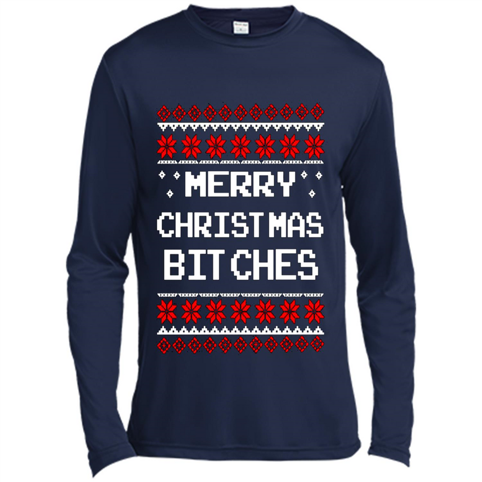 Merry Christmas Bitches ugly sweatshirt PINGPONG