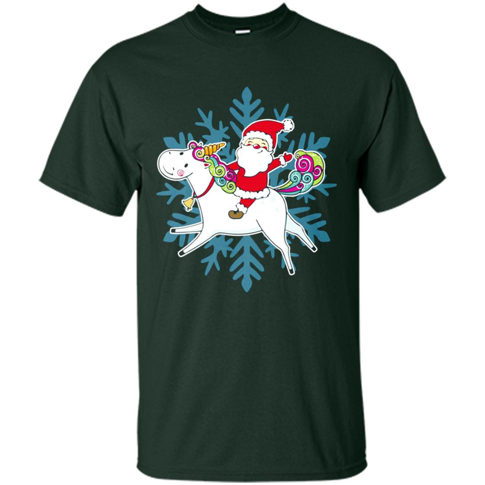 Unicorn And Santa Christmas 1 - Shirt