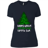 Looks Great Little Full Lotta Sap Funny Christmas PINGPONG