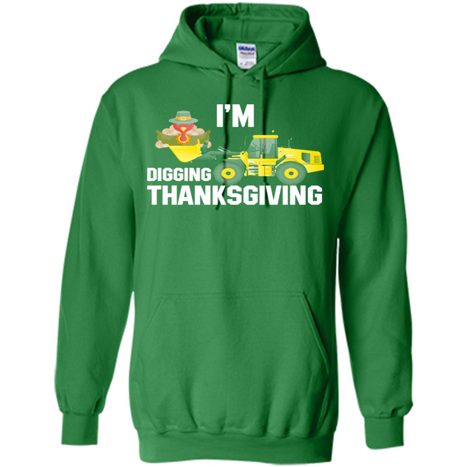 I'm Digging Thanksgiving Cute Turkey Tractor