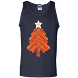 Bacon & Eggs Over Easy Fried Food Breakfast Xmas Tree Foodie - Tank Top