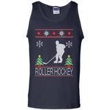 roller hockey Christmas ugly