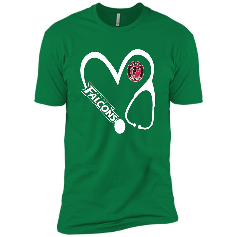 Stethoscope Heart Love Atlanta Falcons For Football Lovers