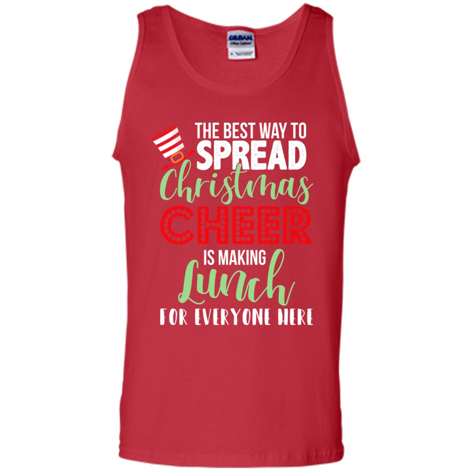 Spread Christmas Cheer Lunch Family Xmas Gift Ls - Tank Top
