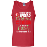 Spread Christmas Cheer Lunch Family Xmas Gift Ls - Tank Top