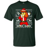 Dabbing Poodle Santa Christmas Holiday Sweatshirt - Shirt