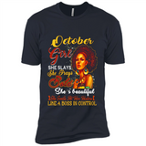 October Girl She Slays She Prays Beautiful Birthday PINGPONG