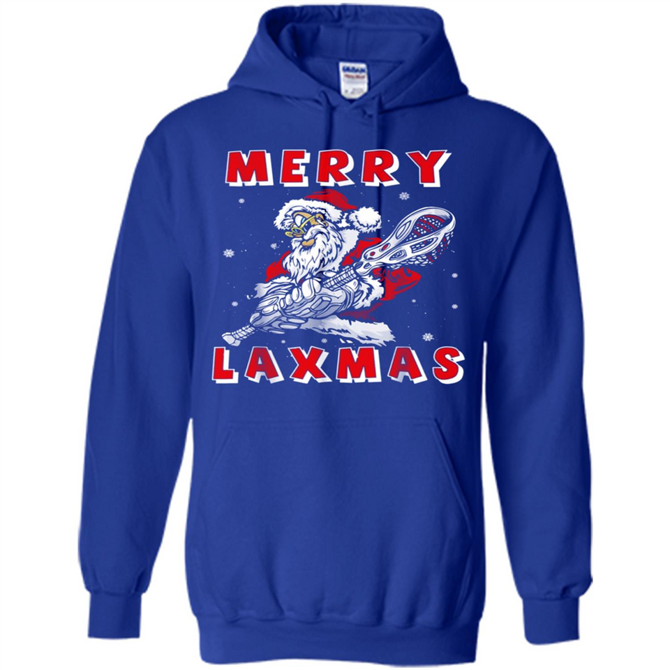 Lacrosse Merry Laxmas Santa - Hoodie