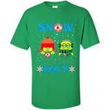 Snow Day Shirt For Boston Red Sox Vs Minion Fans pingpong