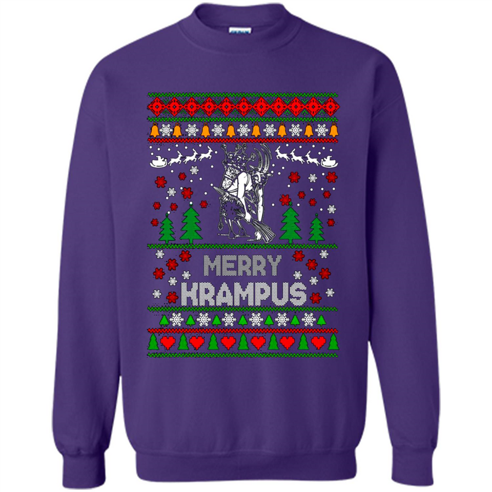Merry Krampus Christmas sweatshirt PINGPONG