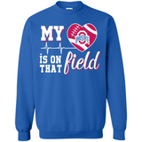 Ohio State Buckeyes Football My Heart is on that Field - Sweatshirt