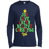 Joy Love Cheer Believe Christmas Tree