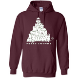 Merry Catmas - Merry Christmas Cat Lover Mug PINGPONG - Hoodie