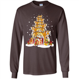Tiger Christmas Tree Funny Merry Christmas - Long Sleeve T-Shirt