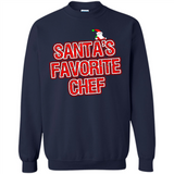 Funny Christmas Clothes - Santas Favorite Chef - Sweatshirt