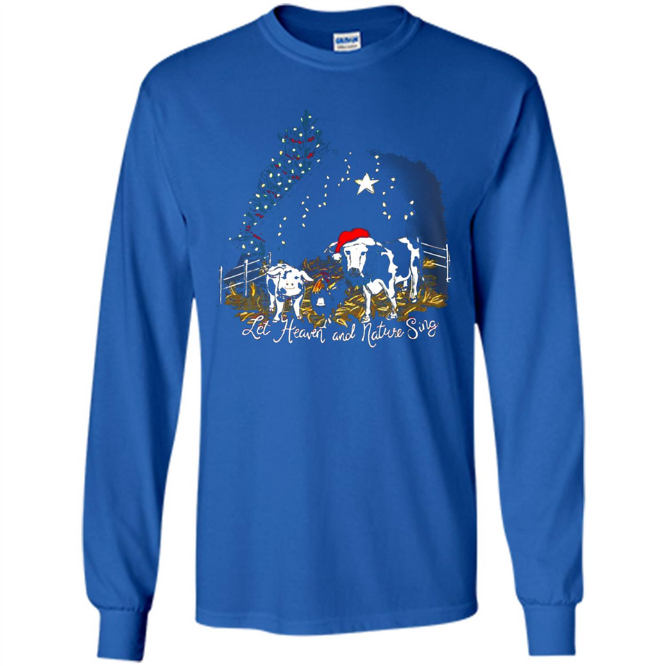 Let Heaven And Nature Sing Christmas Sweater PINGPONG - Long Sleeve T-Shirt
