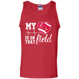 Arizona Cardinals Football My Heart is on that Field - Tank Top