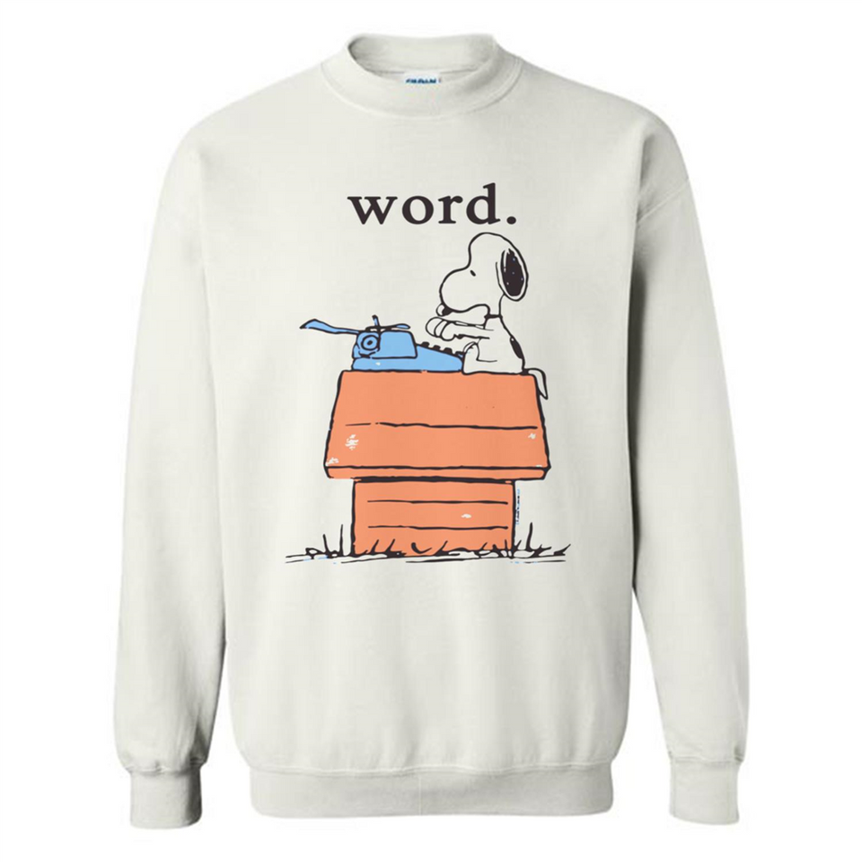Snoopy Word - Sweatshirt