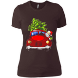 Vintage Santa red Truck Christmas Tree PINGPONG