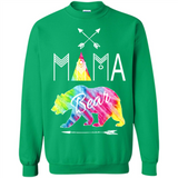 Mama Bear Shirt Tie Dye Family Vacation & Camping Tee - Sweatshirt