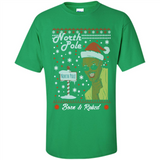 North Pole Born and Raised Shirt, Merry Xmas Ugly Christmas - Shirt