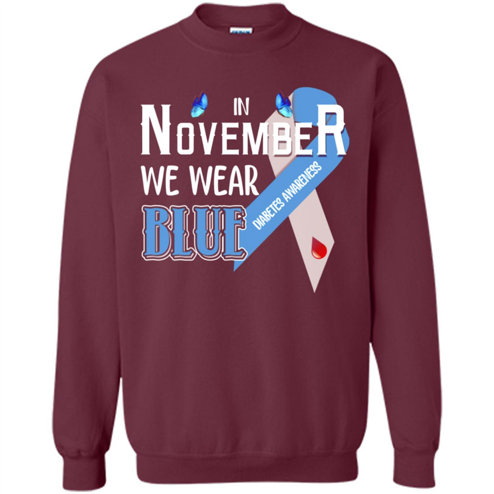 November We Wear Blue Diabetes Awareness