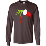 Funny Grinch Hand Holding Electrician Ornament Christmas PING PONG