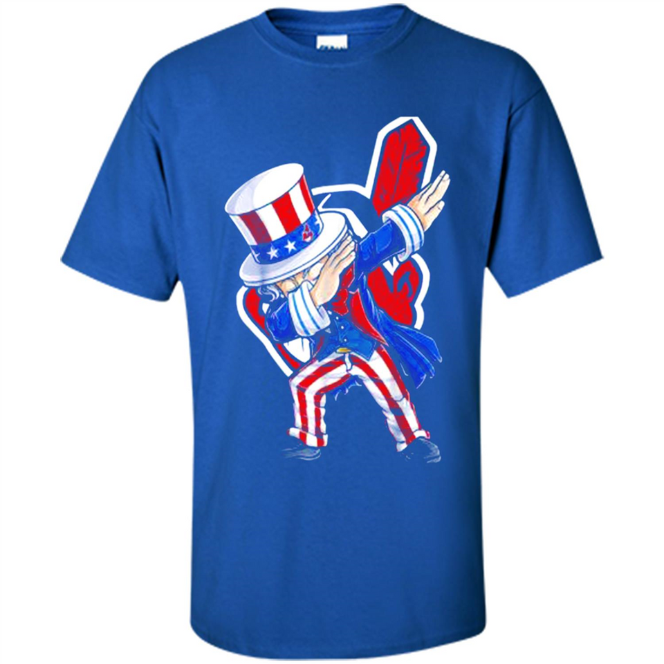 MLB CLEVELAND INDIANS UNCLE SAM DABBING INDEPENDENCE DAY