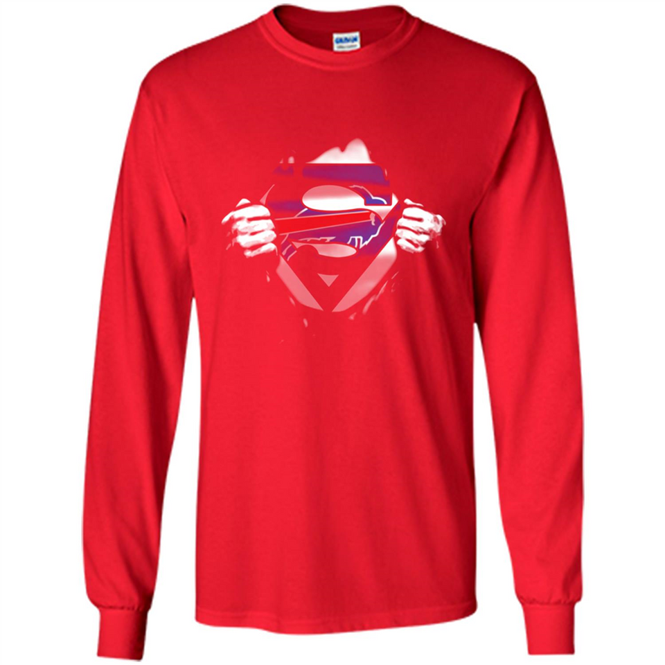 Buffalo Bills And Superman Fans - Long Sleeve T-Shirt
