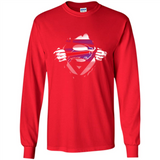 Buffalo Bills And Superman Fans - Long Sleeve T-Shirt