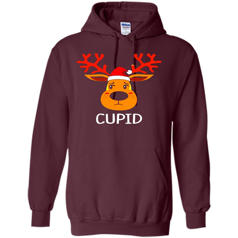 Cupid Santa Claus Funny Xmas Holiday T-Shirt - Hoodie