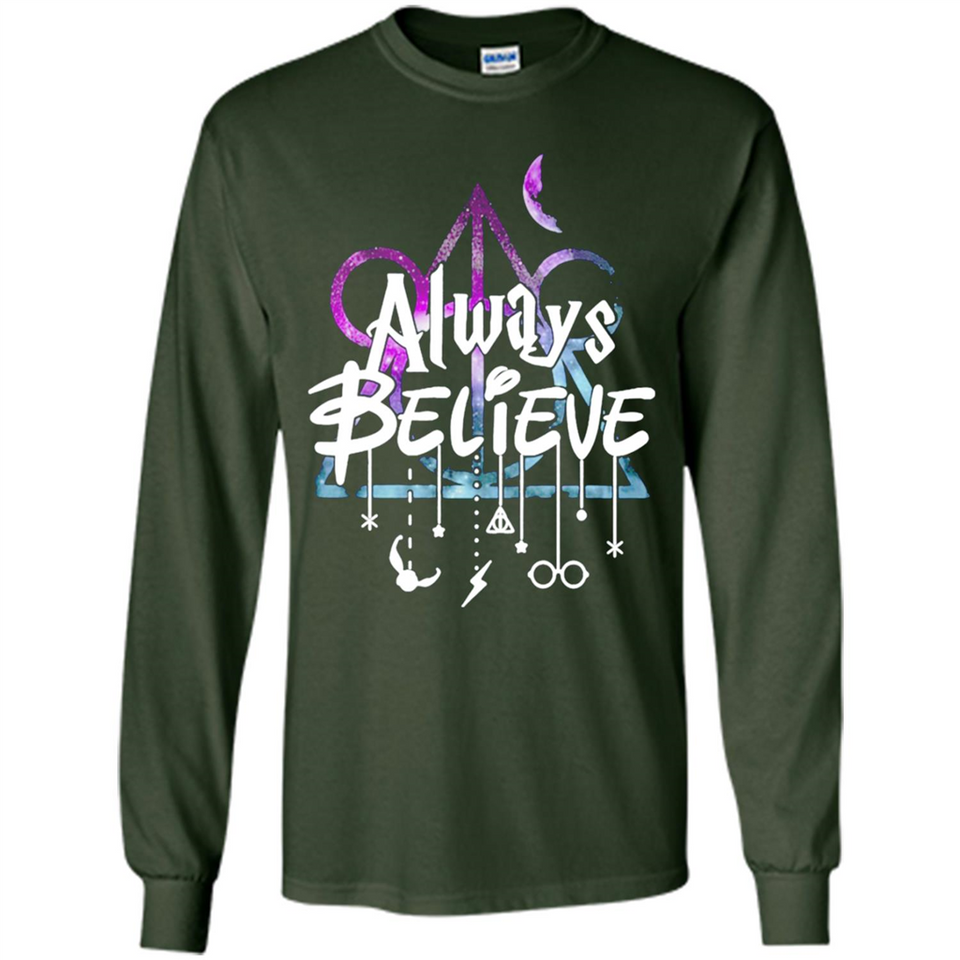 HIPPIE MOON MICKEY DEATHLY HALLOWS ALWAYS BELIEVE