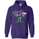 Let's Get Elfed Up Funny Drinking Wine Christmas Elf PINGPONG
