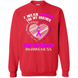 I Wear Purple For My Brother Chiari Malformation - Sweatshirt