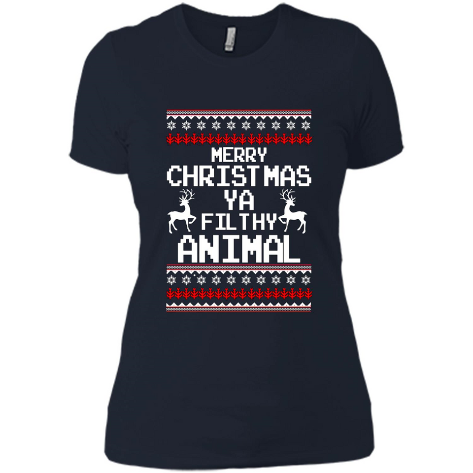 Merry Christmas ya filthy animal ulgy sweater PINGPONG