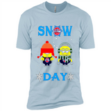 Snow Day Shirt For Detroit Pistons Vs Minion Fans pingpong