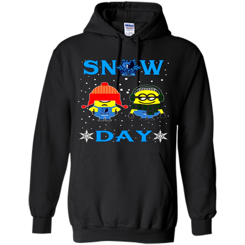 Snow Day Shirt For Memphis Grizzlies Vs Minion Fans pingpong