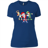Dabbing Santa - Ladies' Boyfriend T-Shirt