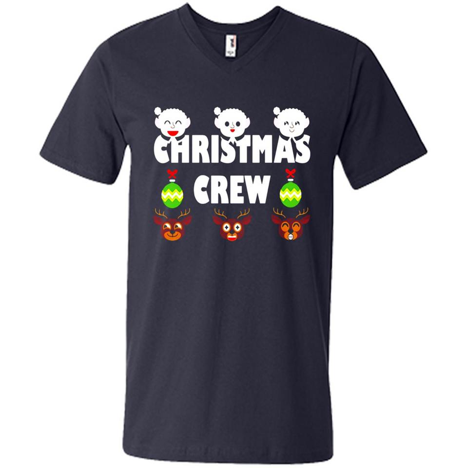 Christmas Crew Gifts Santa Elves Reindeer - Men's V-Neck