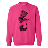 Groot Hug Breast Cancer - Sweatshirt