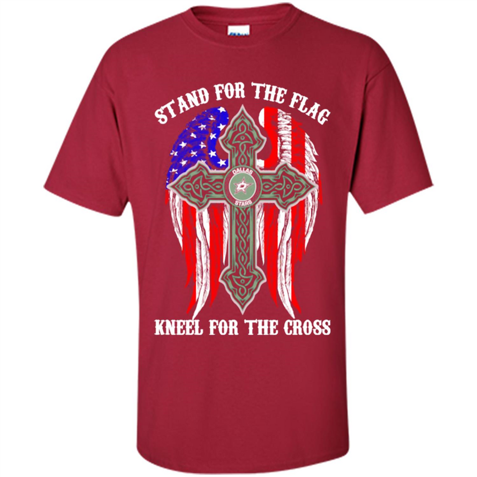Dallas Stars - stand for the flag kneel for the cross