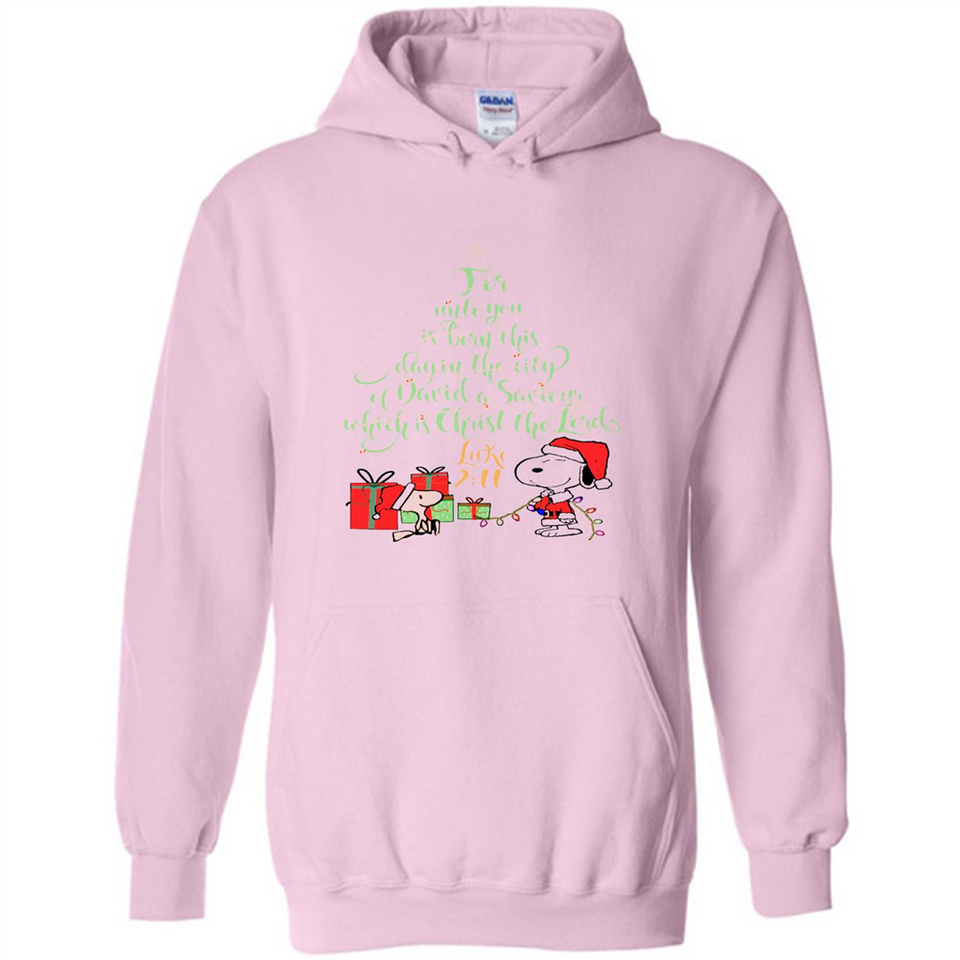 Snoopy Merry Christmas with Christmas tree T-Shirt - Hoodie