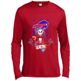 Buffalo Bills Halloween The Nightmare Before Christmas - Canvas Long Sleeve T-Shirt