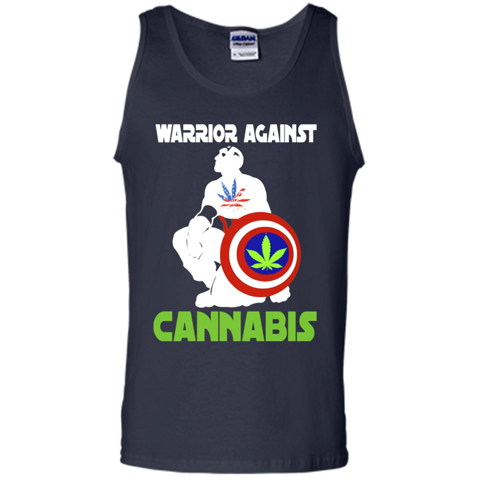 warrior against cannabis - Tank Top