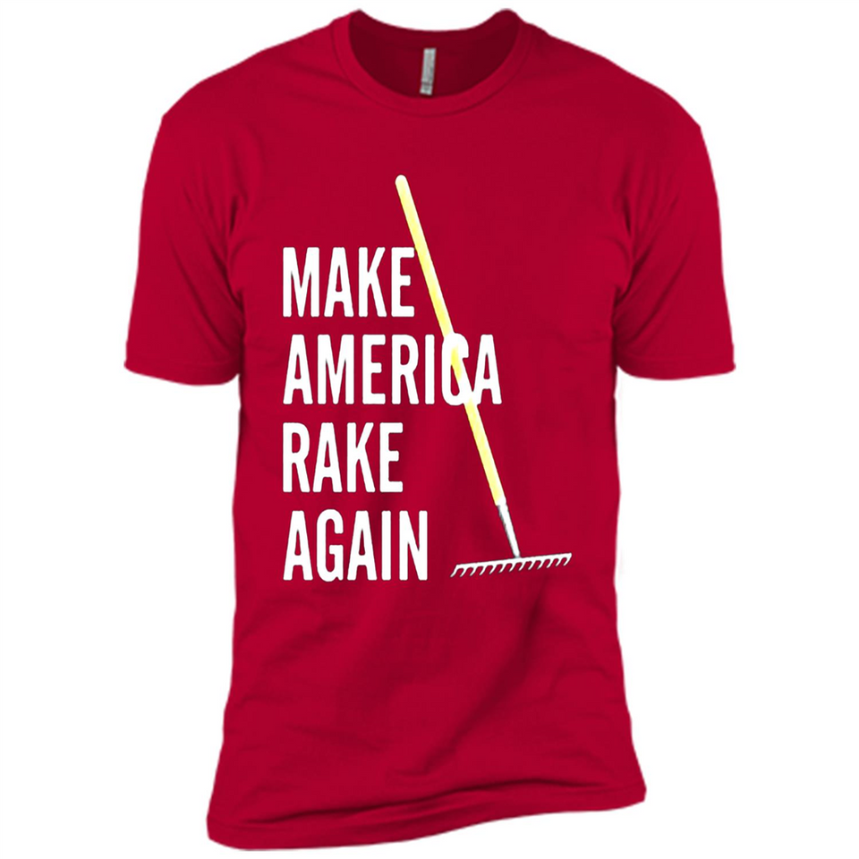 Make America Rake Again California Fires Paradise Youth T-Shirt PINGPONG - Premium Short Sleeve T-Shirt