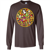 Basketball Christmas Ornament - Long Sleeve T-Shirt